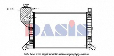 AKS DASIS 132160n -  Радиатор, охлаждение двигателя